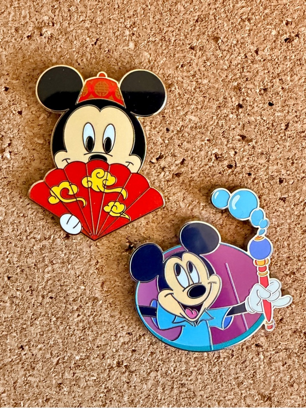 Disney Mickey Mouse Pins - Set of 2